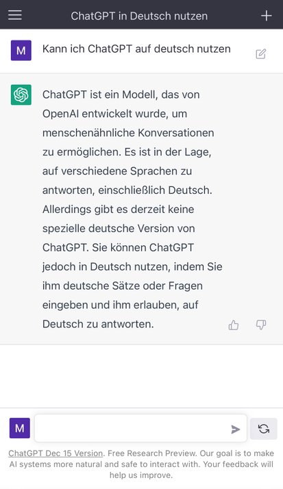 ChatGPT Promt Deutsch