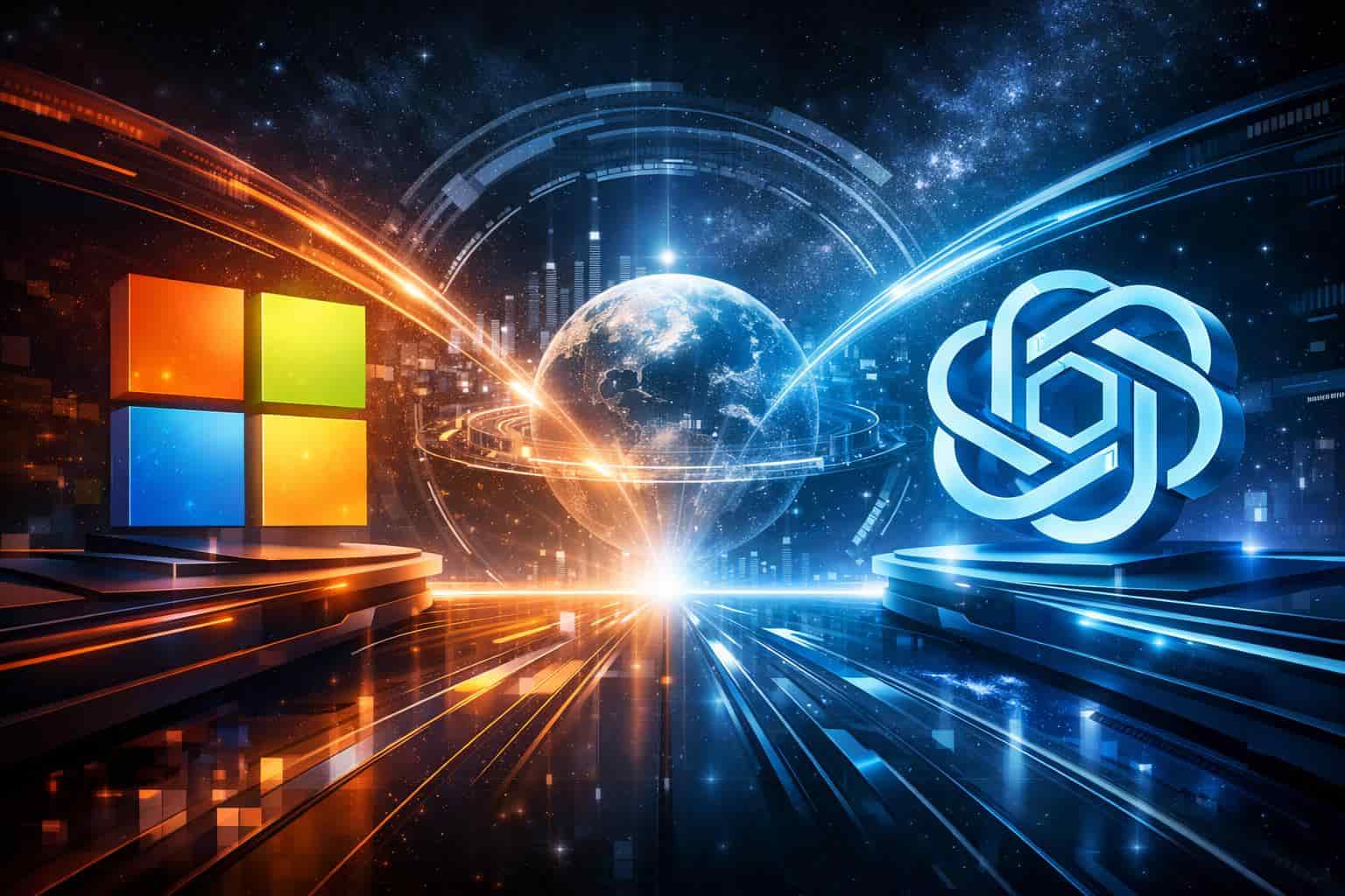 Microsoft und OpenAI ordnen Partnerschaft neu bis 2032